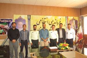 دیدار مسئولین بهداشت و درمان بوانات با فرماندهی انتظامی به مناسبت هفته ناجا   