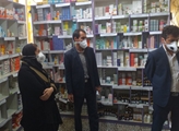 بازدید از داروخانه ها و مراکز توزیع مواد ضدعفونی در شهرستان بوانات